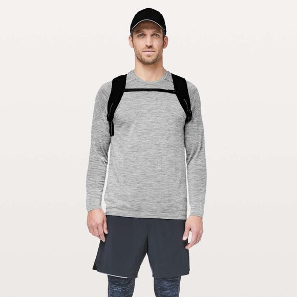Lululemon Metal Vent Tech Long Sleeve - Slate / White - Picture 1 of 14